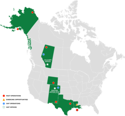 GMT Operations Map